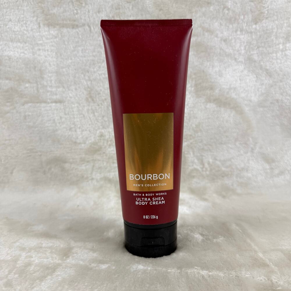 Bath & Body Works Bourbon Men's Collection Ultra Shea Body Cream 8oz